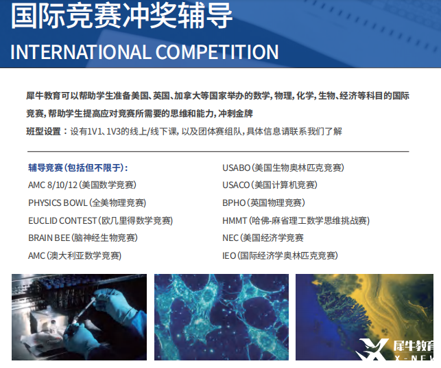 適合初中生參加的高含金量國際競賽都有哪些？