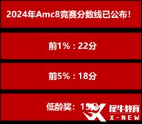 AMC8考試分?jǐn)?shù)線公布，下一步如何規(guī)劃？
