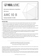 ?AMC10真題下載！2010-2023年AMC10真題高清PDF版！
