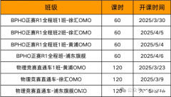 BPHO物理競賽考試時間是什么時候?