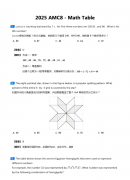 2025年AMC8真題及答案解析丨中英雙語【免費PDF】