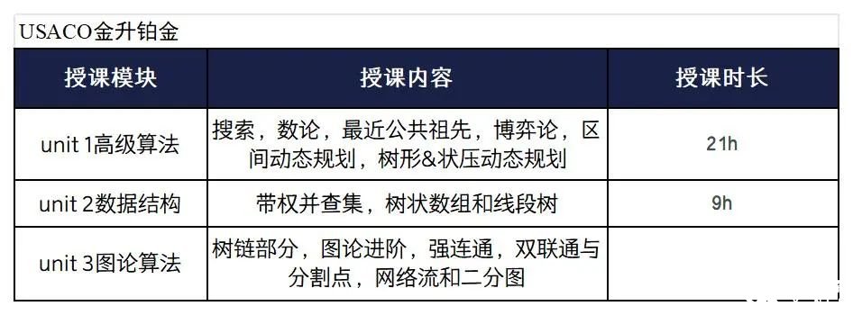 美國計算機競賽USACO沖金培訓輔導課程